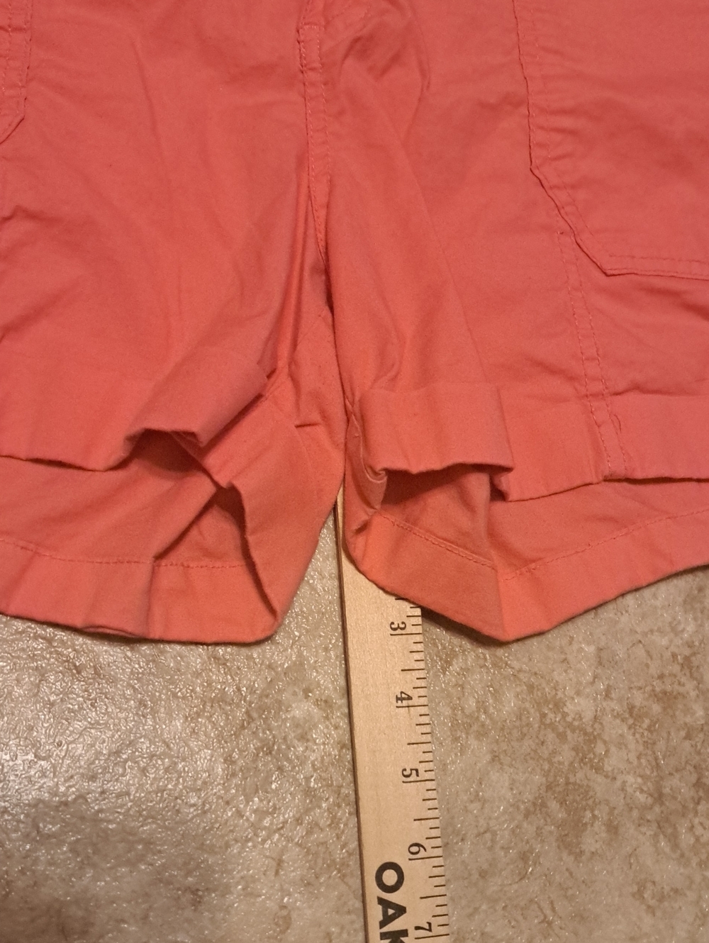 a.n.a Coral Utility Cotton Shorts. Size 33/16. - Picture 7 of 9